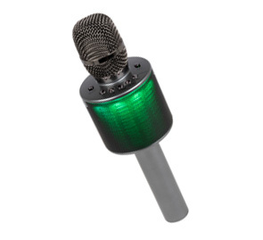 POPUPOKE ALL-IN-ONE WIRELESS KARAOKE MICROPHONE WITH LIGHT SHOW SPEAKER